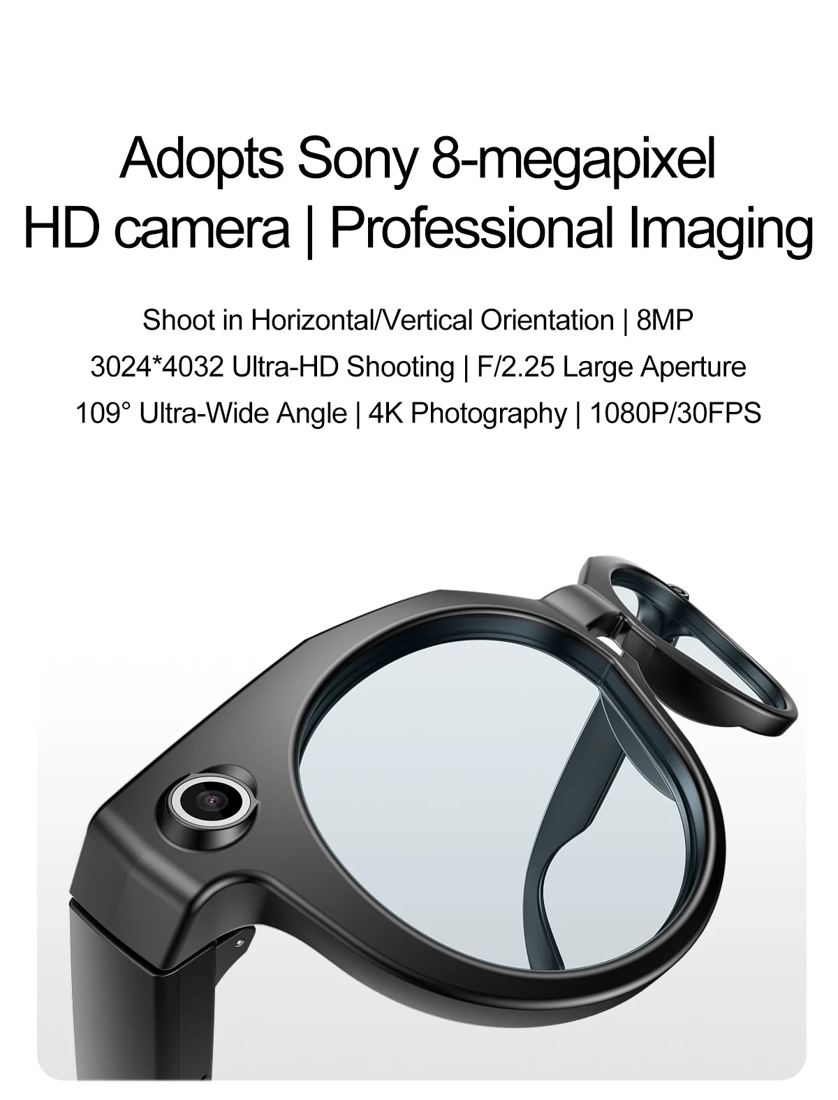 New Camera AI Smart Glasses