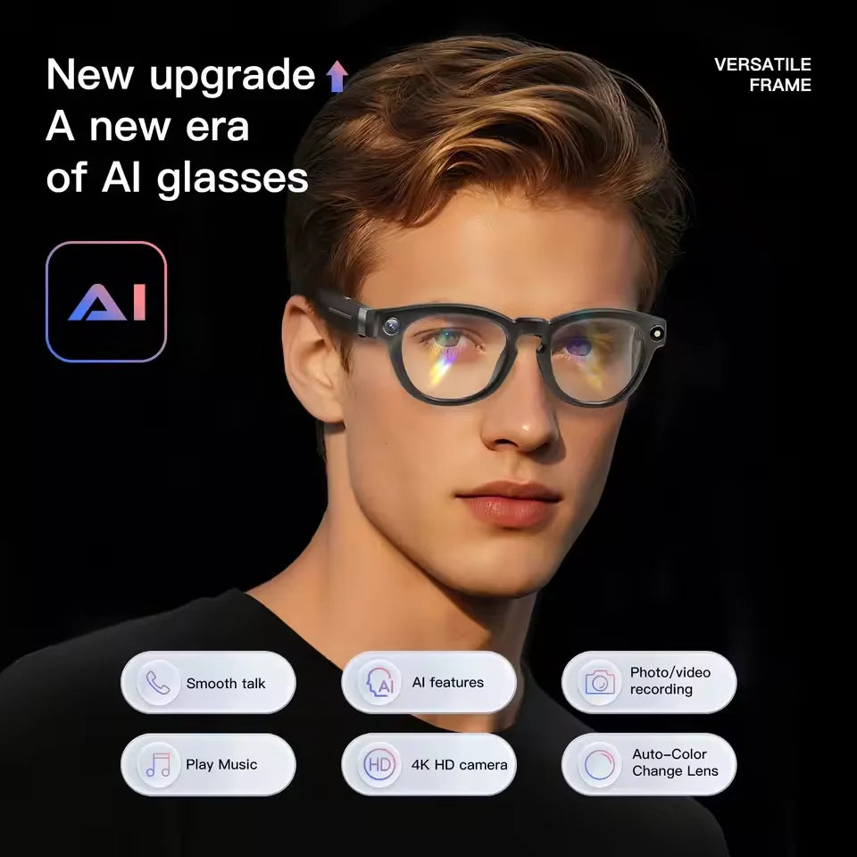 New Camera AI Smart Glasses