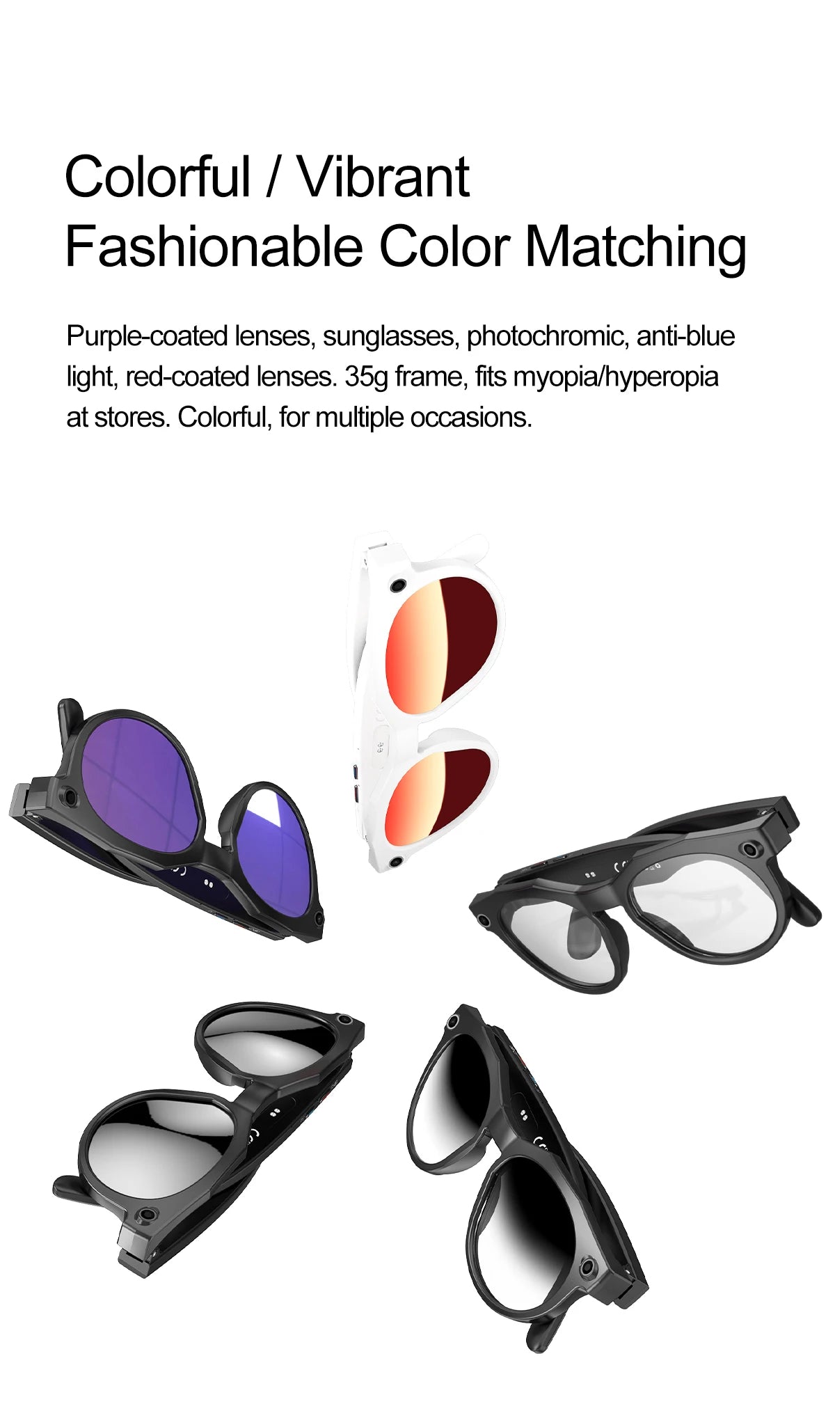 New Camera AI Smart Glasses